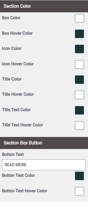 set Featured Page section