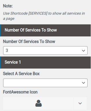 set Featured Page section