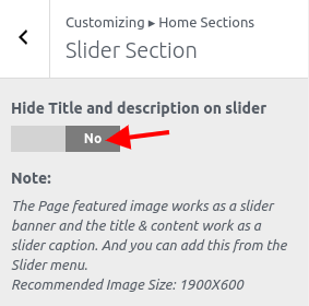 Create New Slider