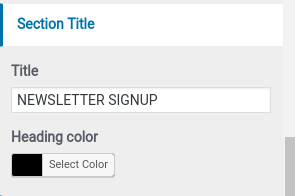 set contact section