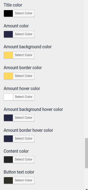 set Pricing section