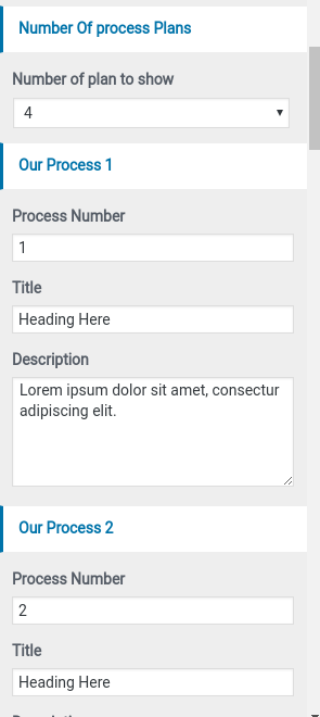 set Our Process section