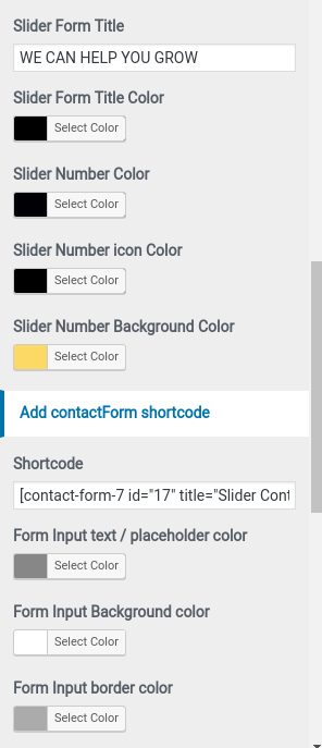 Create New Slider