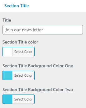 set contact section