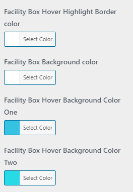 set Facility section