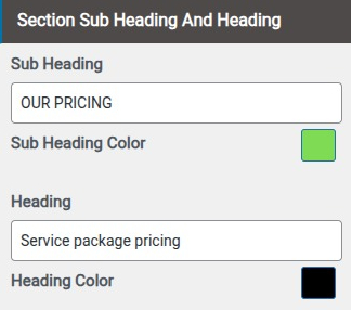 set Banner 2 section