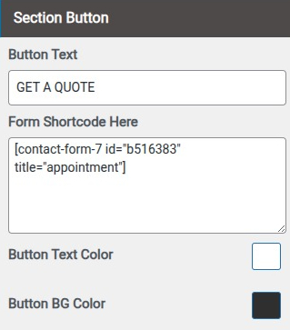 set contact section