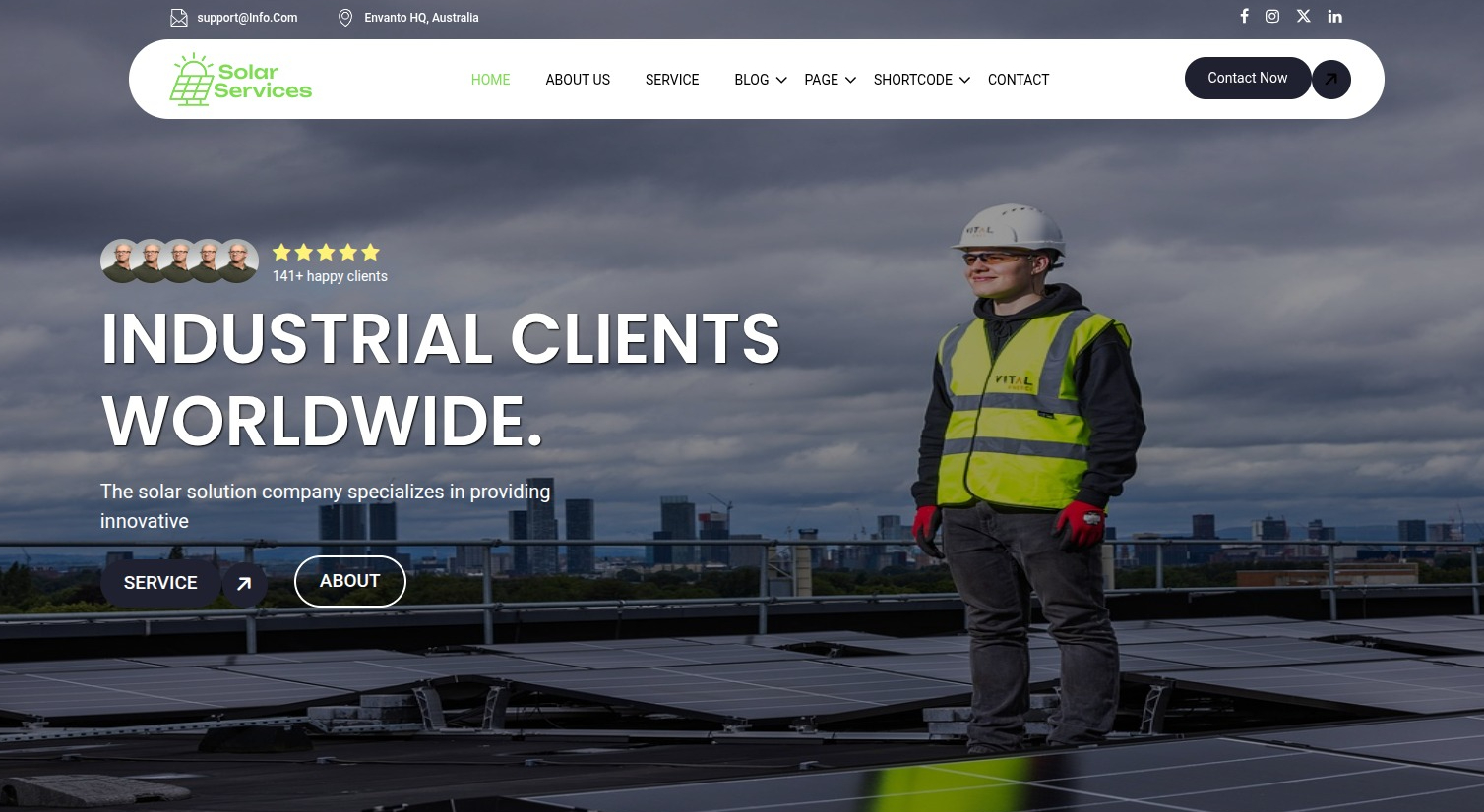 Akhada pro wordpress theme