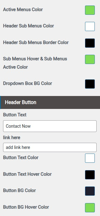 Set Header contact 