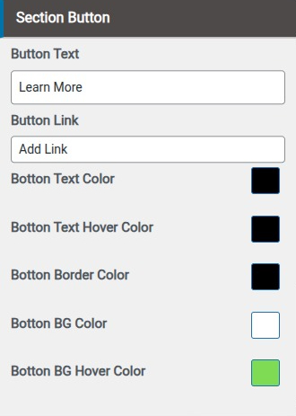 set Featured Page section