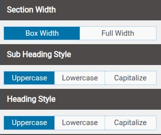 set Featured Page section