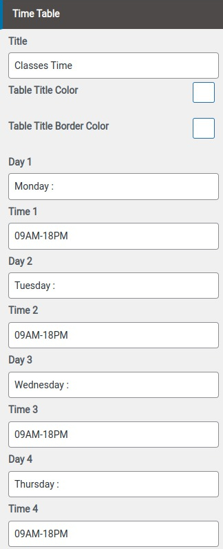 select Contact Page template