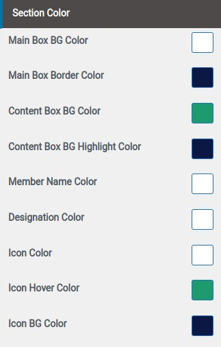 set Featured Page section