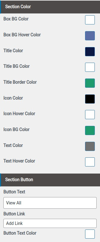 set Featured Page section