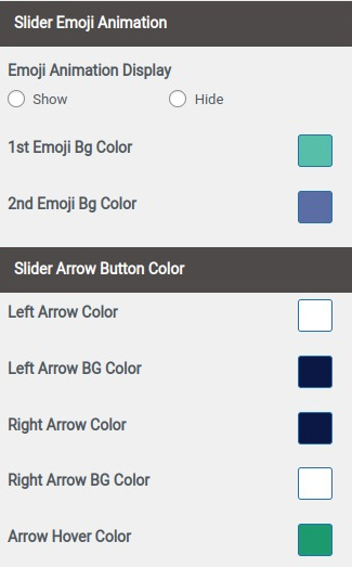 set slider