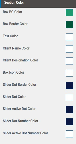 set Featured Page section