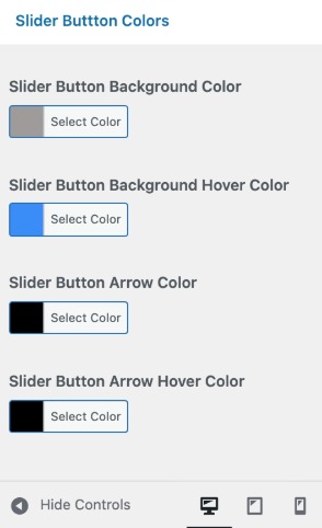 set slider