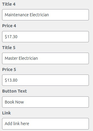 set Featured Page section