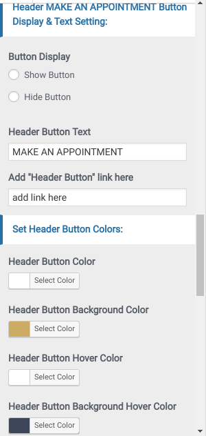 Set Header contact 