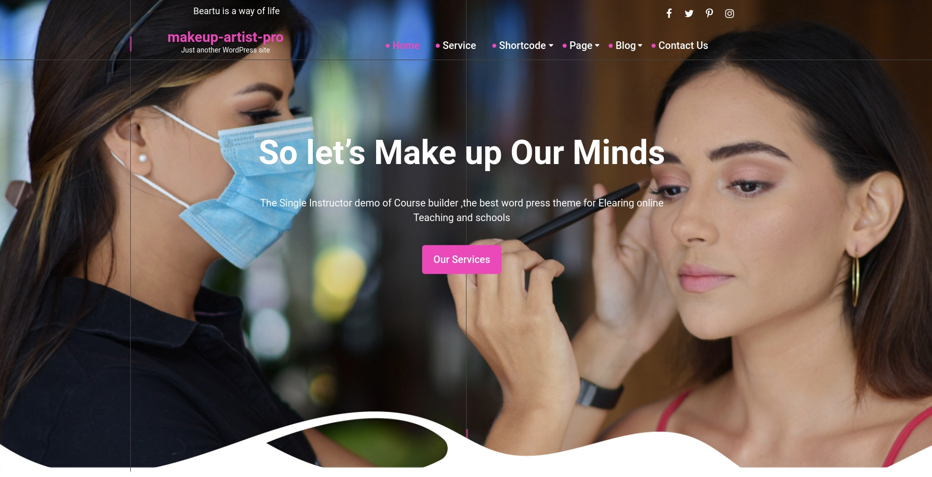 Expert-Makeup-Artist pro wordpress theme