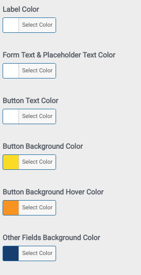 set Footer section