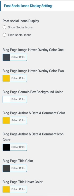 set Page Template
