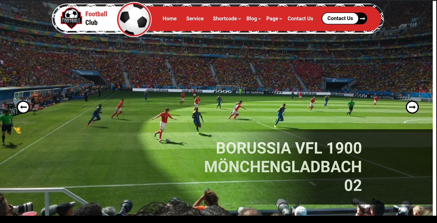 Football Club pro wordpress theme