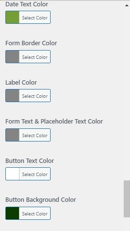 set Footer section