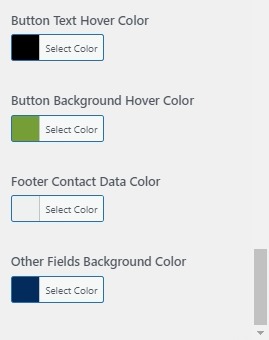 set Footer section