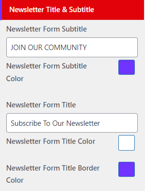 set contact section