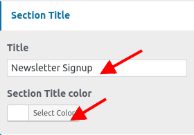 set contact section