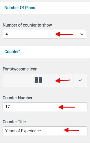 set contact section