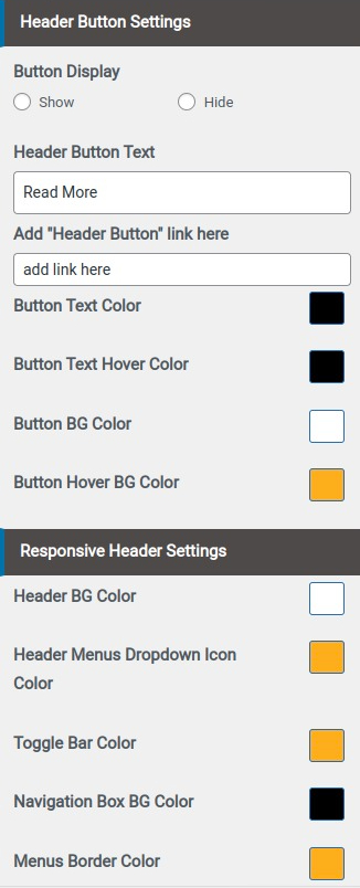 Set Header contact 