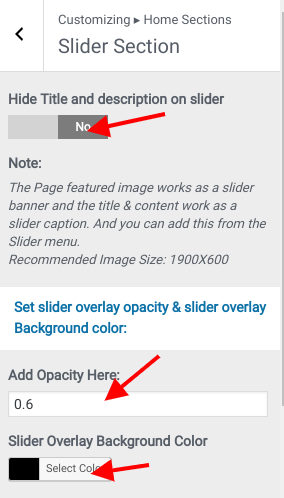 Create New Slider