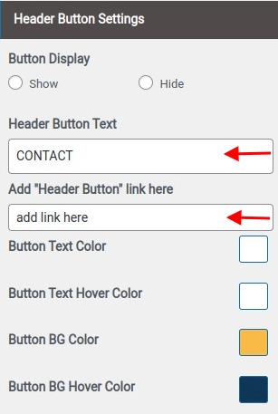 Set Header contact 