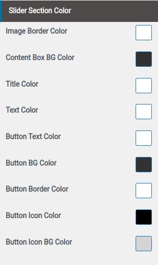 set slider