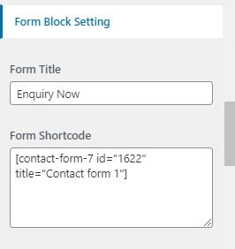 select Contact Page template