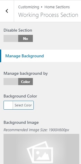 set process section