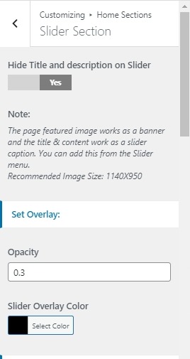 Create New Slider