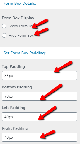 set contact section