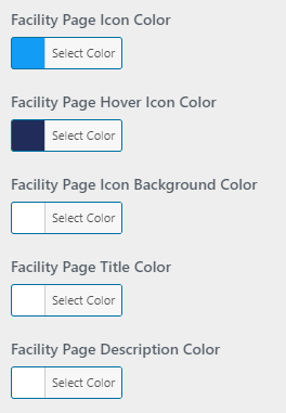 set Facility section