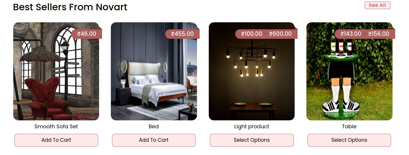 set Featured Page section