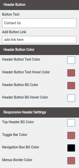 Set Header contact 