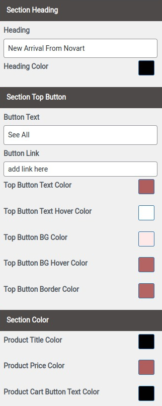 set Featured Page section