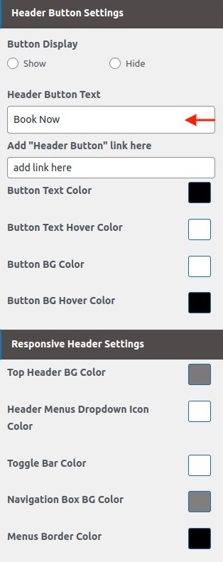 Set Header contact 