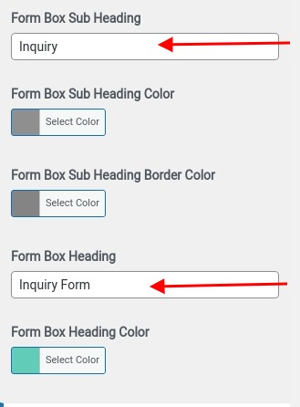 set contact section