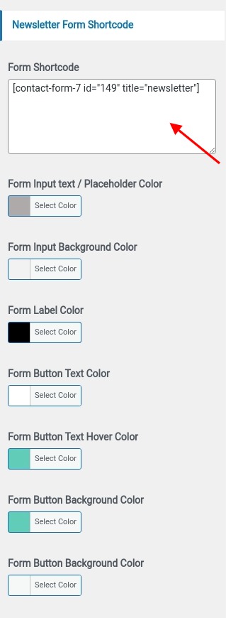 set contact section