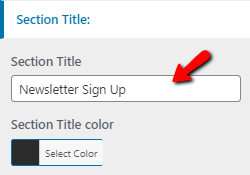 set contact section