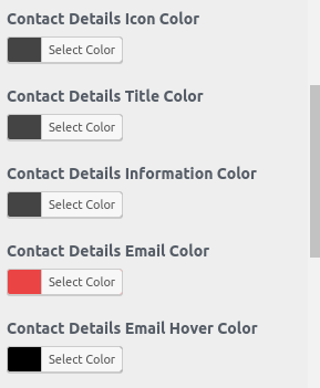 select Contact Page template