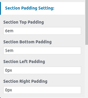 set footer Section